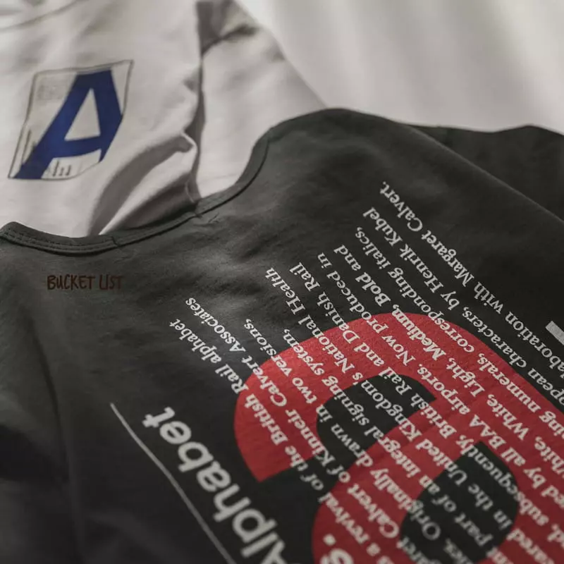 Bucket List - Korean Children Fashion - #magicofchildhood - Alpabet Silket Tee - 9
