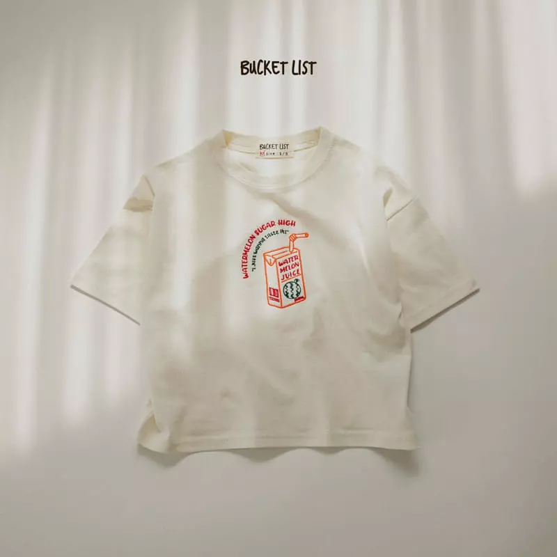 Bucket List - Korean Children Fashion - #magicofchildhood - Watermelon Tee - 5
