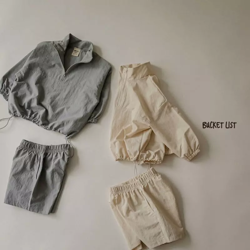 Bucket List - Korean Children Fashion - #littlefashionista - Basrak Top Bottom Set - 4