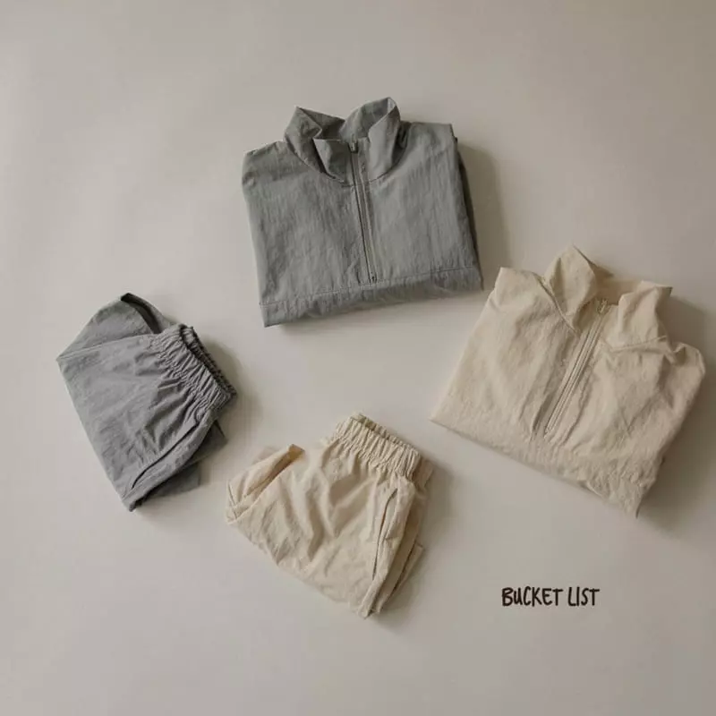 Bucket List - Korean Children Fashion - #minifashionista - Basrak Top Bottom Set - 5