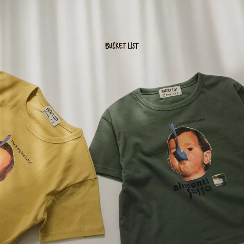 Bucket List - Korean Children Fashion - #prettylittlegirls - Zam Baby Short Sleeves Tee - 8