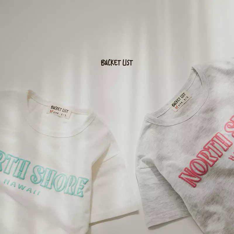 Bucket List - Korean Children Fashion - #stylishchildhood - Hawaii Short Sleeves Tee - 12