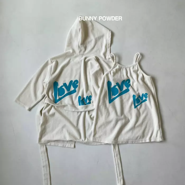 Bunny Powder - Korean Children Fashion - #stylishchildhood - Terry Robe - 4