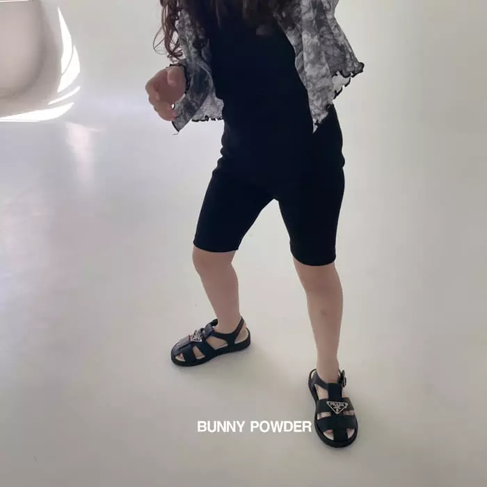Bunny Powder - Korean Children Fashion - #childofig - Cool Biker Leggings with Mom - 10