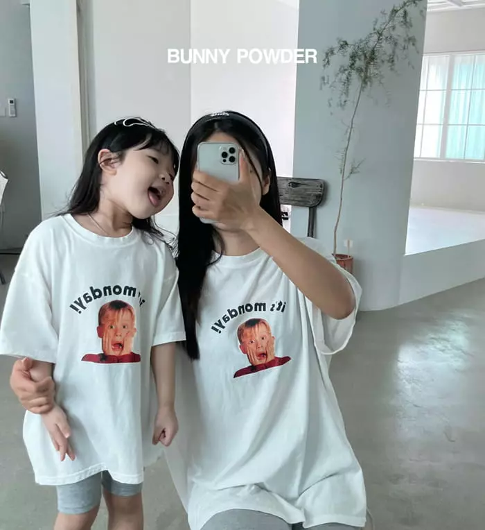 Bunny Powder - Korean Children Fashion - #childofig - Kevin Tee with Mom - 10
