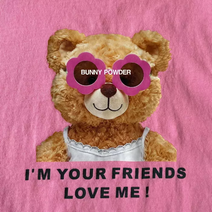 Bunny Powder - Korean Children Fashion - #childofig - Friends Tee - 5