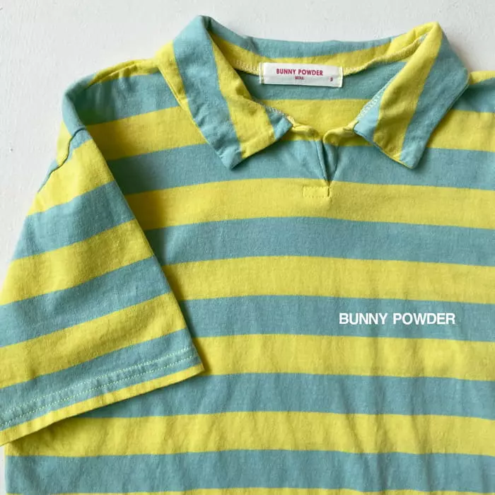 Bunny Powder - Korean Children Fashion - #childofig - Summer Collar Tee - 3