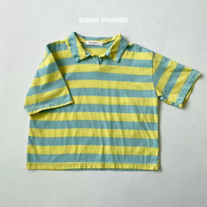 Bunny Powder - Korean Children Fashion - #childofig - Summer Collar Tee - 4