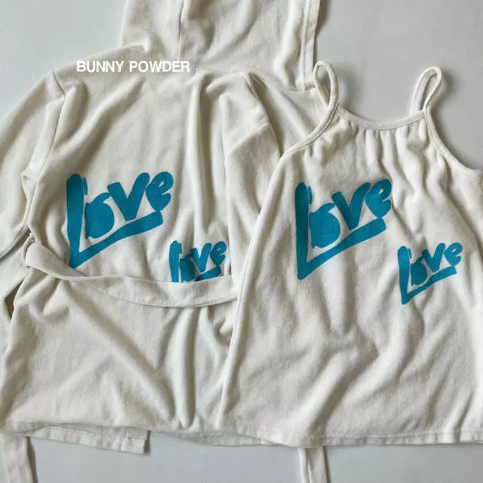 Bunny Powder - Korean Children Fashion - #childrensboutique - Terry Robe - 5