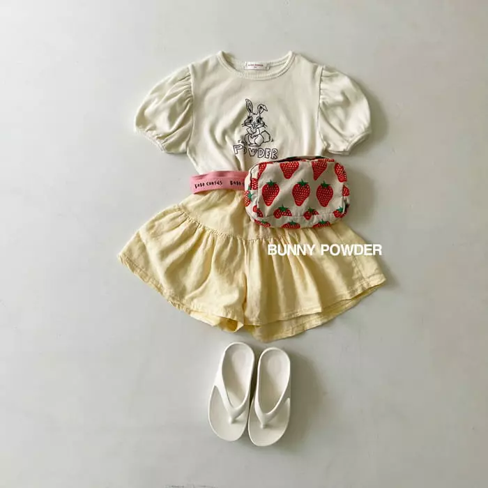 Bunny Powder - Korean Children Fashion - #childrensboutique - Rabbit Puff Tee - 8