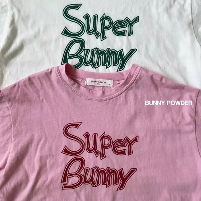 Bunny Powder - Korean Children Fashion - #childofig - Super Burnie Tee - 4