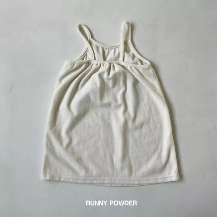 Bunny Powder - Korean Children Fashion - #designkidswear - Tery String One-piece - 7