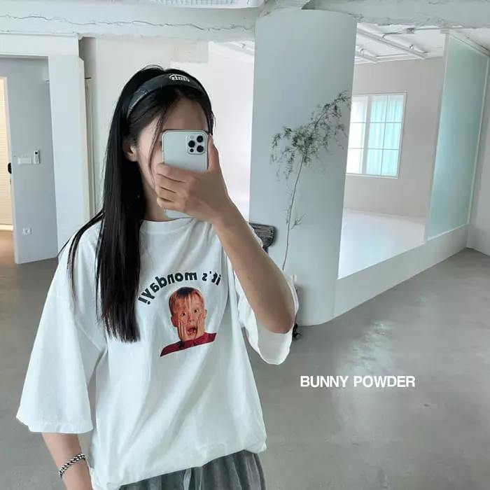 Bunny Powder - Korean Children Fashion - #designkidswear - Kevin Tee with Mom - 12