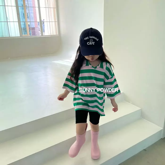 Bunny Powder - Korean Children Fashion - #designkidswear - Summer Collar Tee - 6