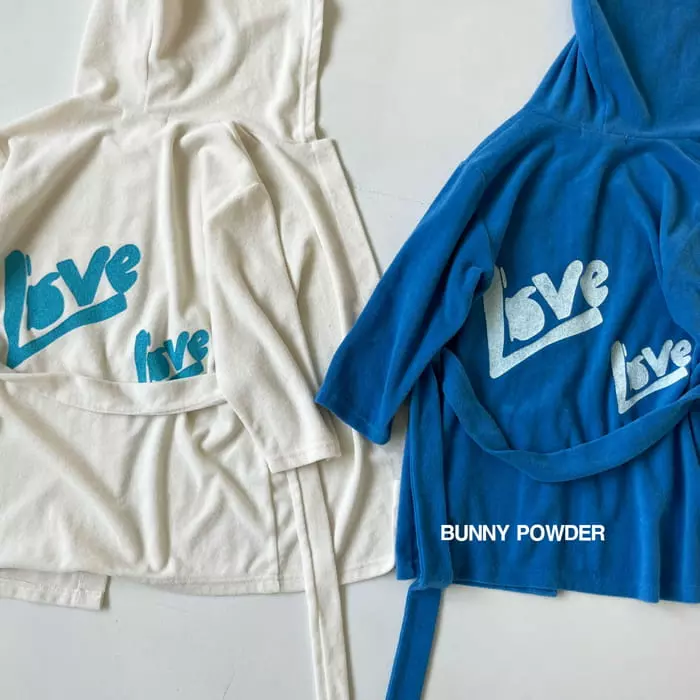 Bunny Powder - Korean Children Fashion - #fashionkids - Terry Robe - 8
