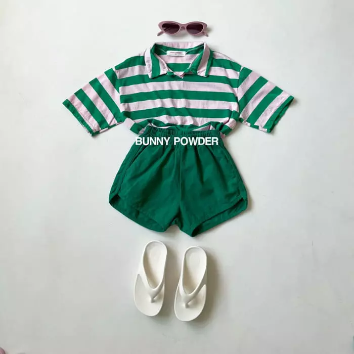 Bunny Powder - Korean Children Fashion - #fashionkids - Linen Shorts - 7