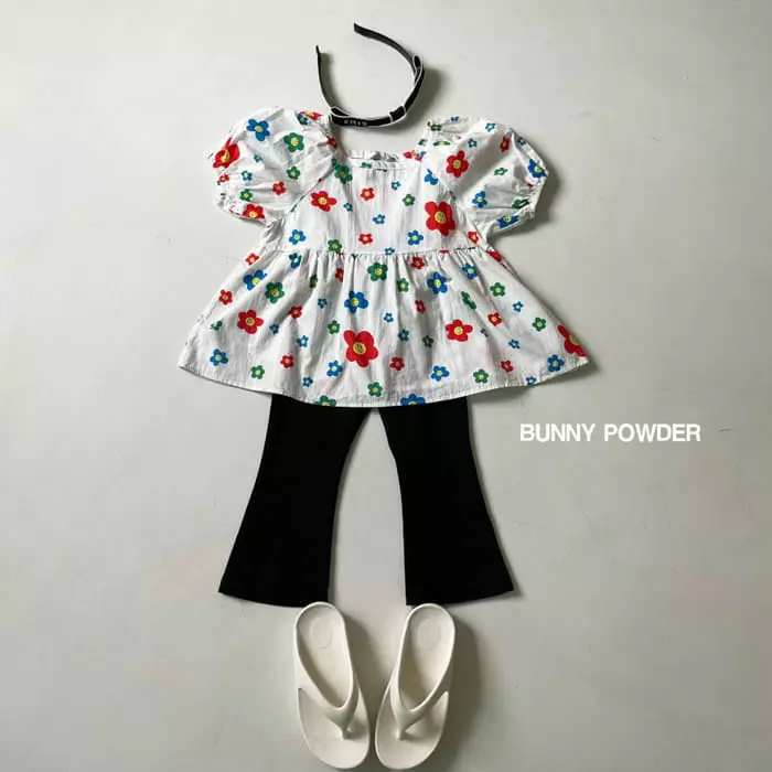 Bunny Powder - Korean Children Fashion - #discoveringself - Petit Wide Pants - 4