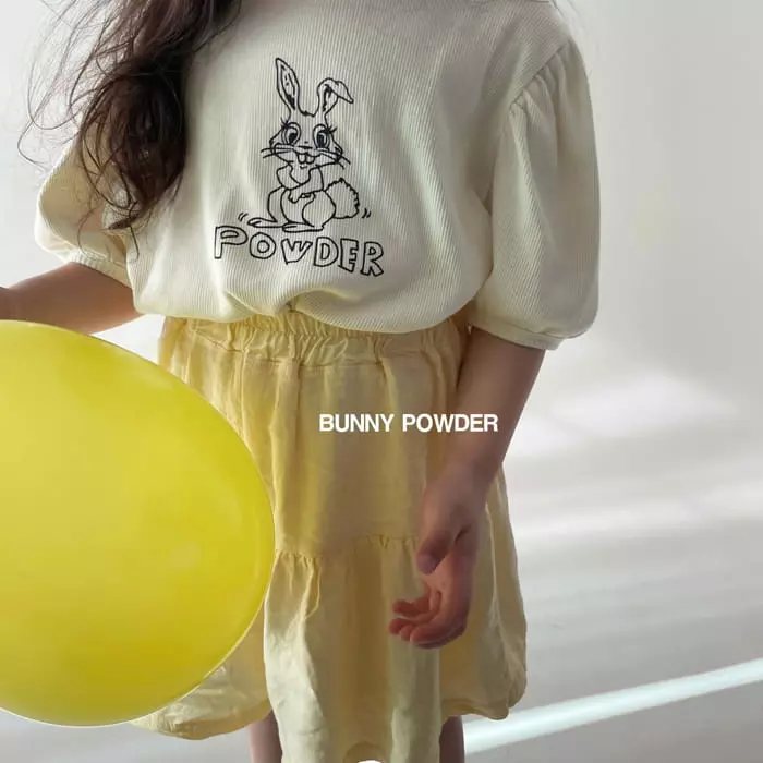 Bunny Powder - Korean Children Fashion - #fashionkids - Rabbit Puff Tee - 11