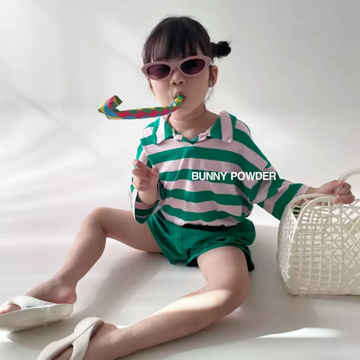 Bunny Powder - Korean Children Fashion - #fashionkids - Summer Collar Tee - 8