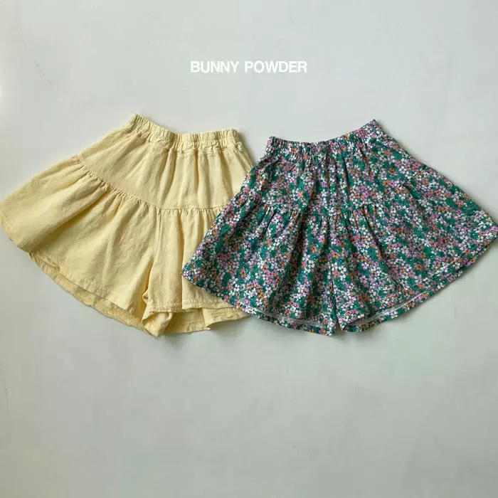 Bunny Powder - Korean Children Fashion - #kidsshorts - Miu Skirt Pants - 6
