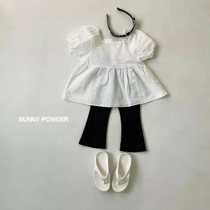 Bunny Powder - Korean Children Fashion - #kidsshorts - Petit Wide Pants - 5