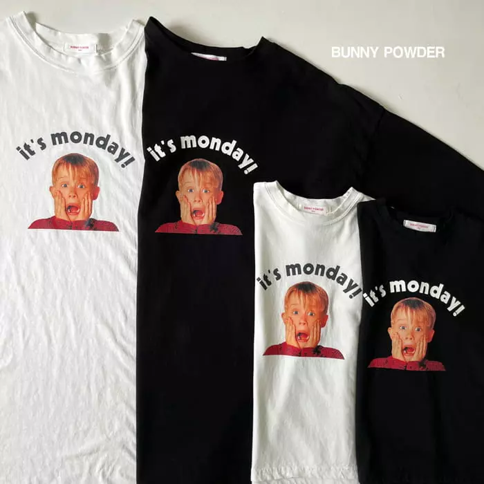 Bunny Powder - Korean Children Fashion - #kidsshorts - Kevin Tee with Mom