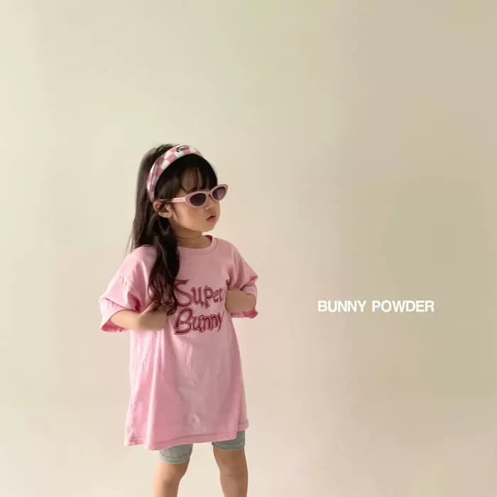 Bunny Powder - Korean Children Fashion - #kidsshorts - Super Burnie Tee - 8