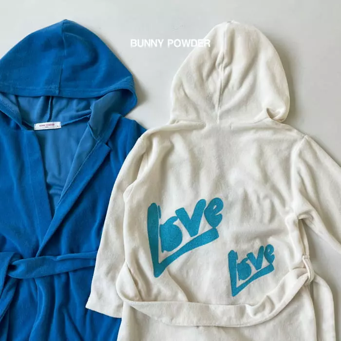 Bunny Powder - Korean Children Fashion - #kidsstore - Terry Robe - 10