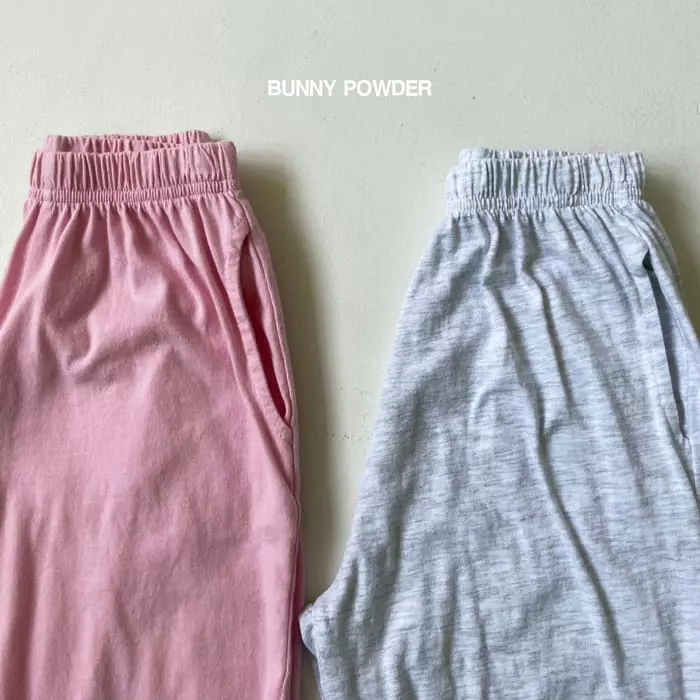 Bunny Powder - Korean Children Fashion - #kidsshorts - Heart Jogger Pants - 4