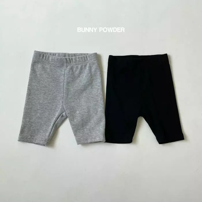 Bunny Powder - Korean Children Fashion - #kidsstore - Cool Biker Leggings with Mom - 3