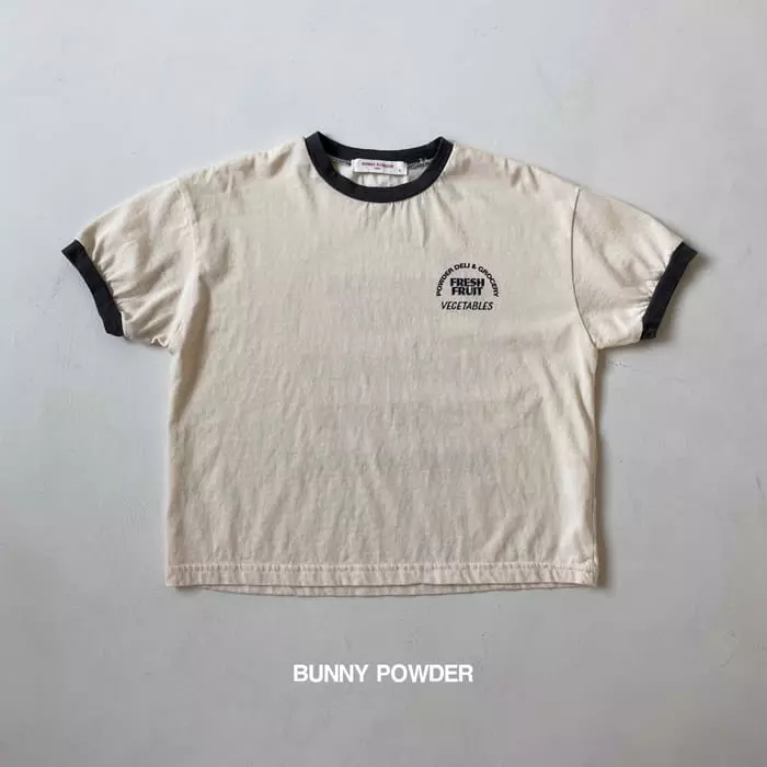 Bunny Powder - Korean Children Fashion - #kidsstore - Delly Color Tee