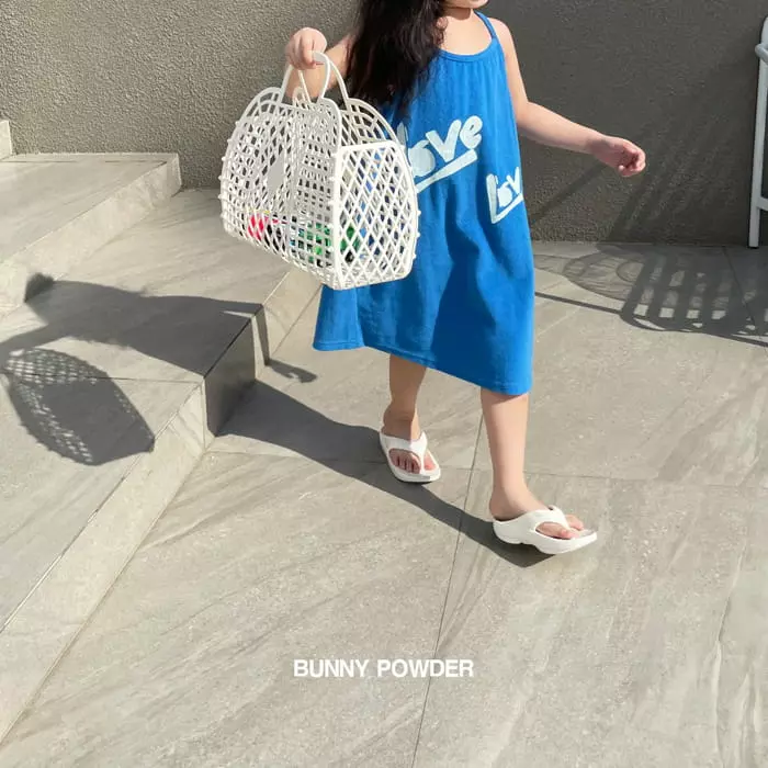 Bunny Powder - Korean Children Fashion - #kidzfashiontrend - Tery String One-piece - 12
