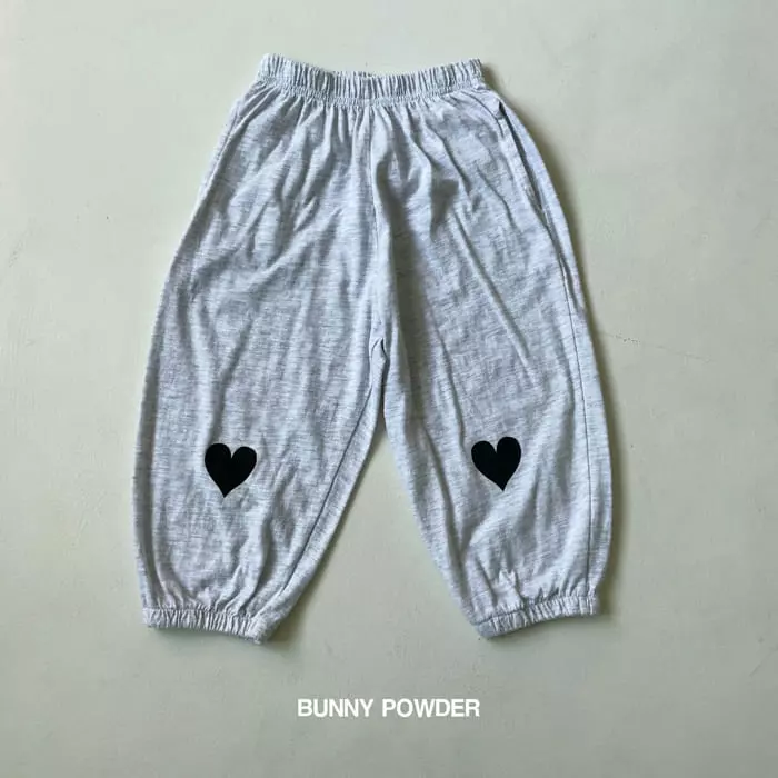 Bunny Powder - Korean Children Fashion - #kidzfashiontrend - Heart Jogger Pants - 5