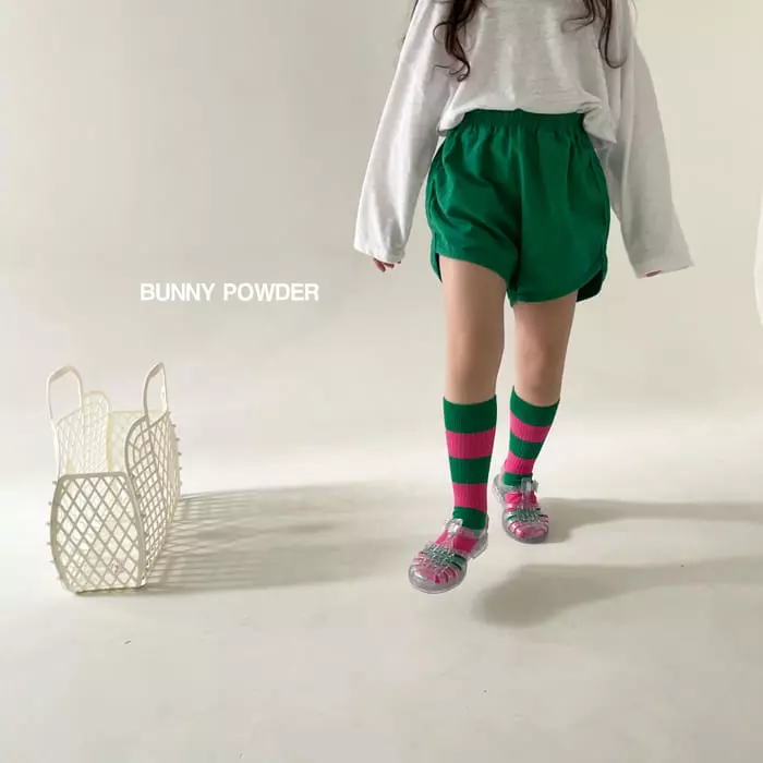 Bunny Powder - Korean Children Fashion - #littlefashionista - Linen Shorts - 12