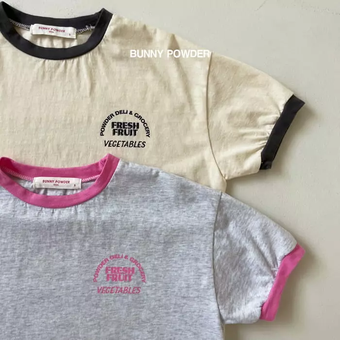 Bunny Powder - Korean Children Fashion - #magicofchildhood - Delly Color Tee - 5