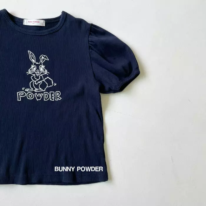Bunny Powder - Korean Children Fashion - #magicofchildhood - Rabbit Puff Tee - 3
