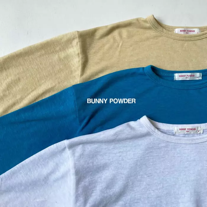 Bunny Powder - Korean Children Fashion - #magicofchildhood - Linen Long Sleeves Tee