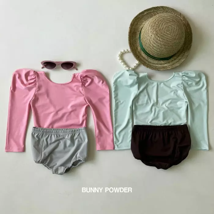 Bunny Powder - Korean Children Fashion - #minifashionista - Retro Swimwear