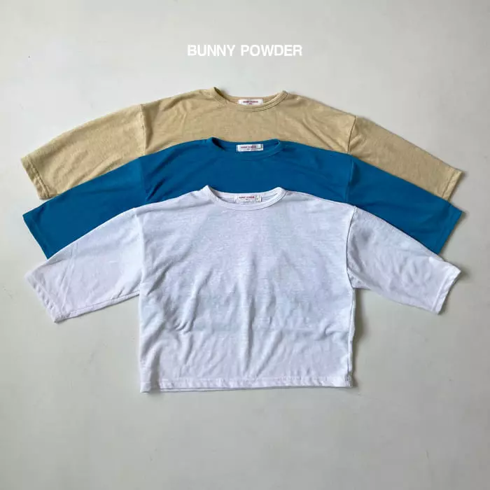 Bunny Powder - Korean Children Fashion - #minifashionista - Linen Long Sleeves Tee - 2