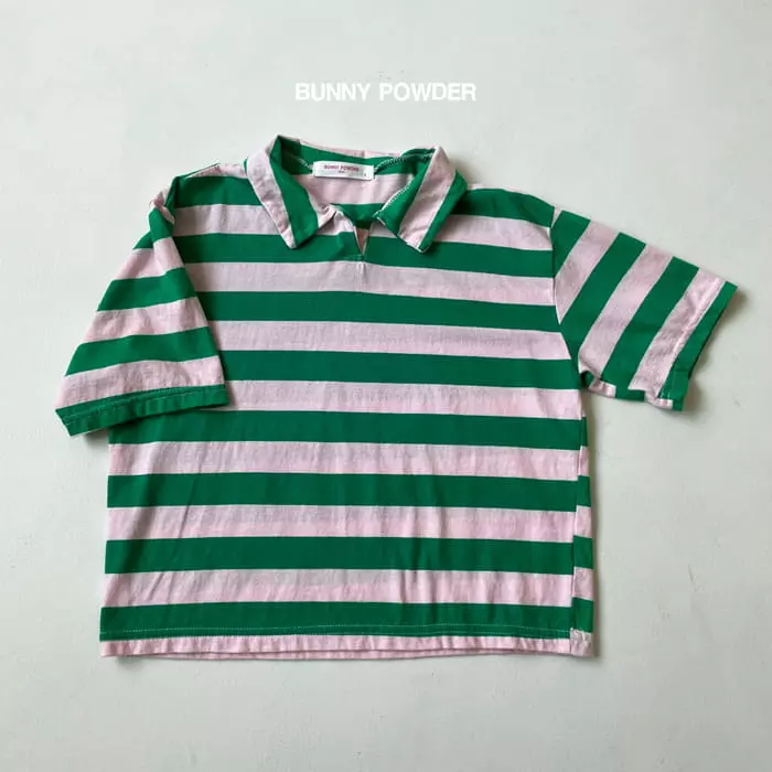 Bunny Powder - Korean Children Fashion - #minifashionista - Summer Collar Tee