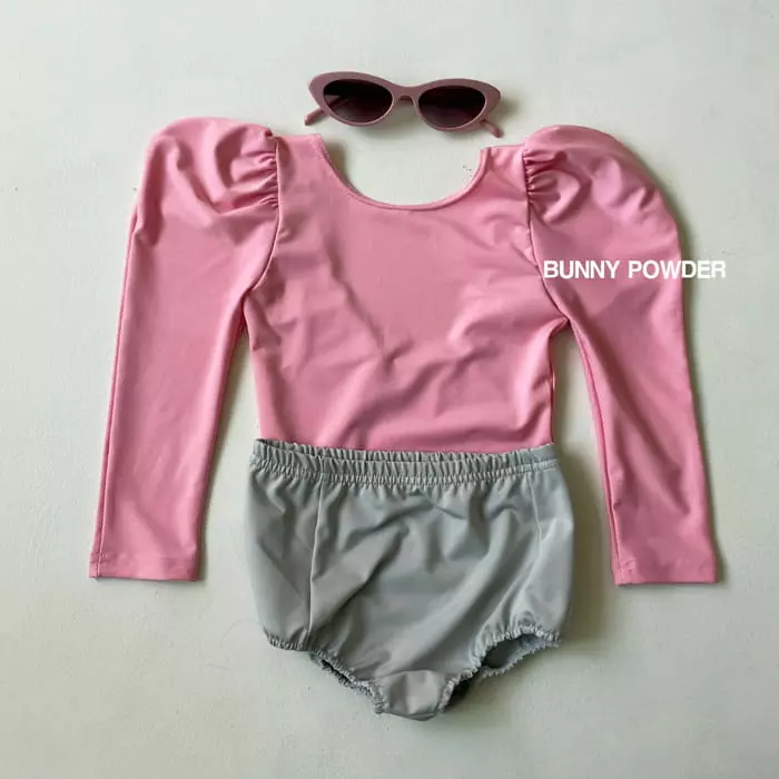 Bunny Powder - Korean Children Fashion - #stylishchildhood - Retro Swimwear - 5