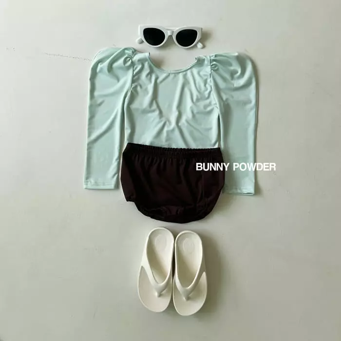 Bunny Powder - Korean Children Fashion - #todddlerfashion - Retro Swimwear - 3