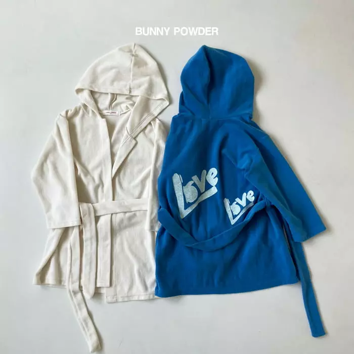 Bunny Powder - Korean Children Fashion - #todddlerfashion - Terry Robe