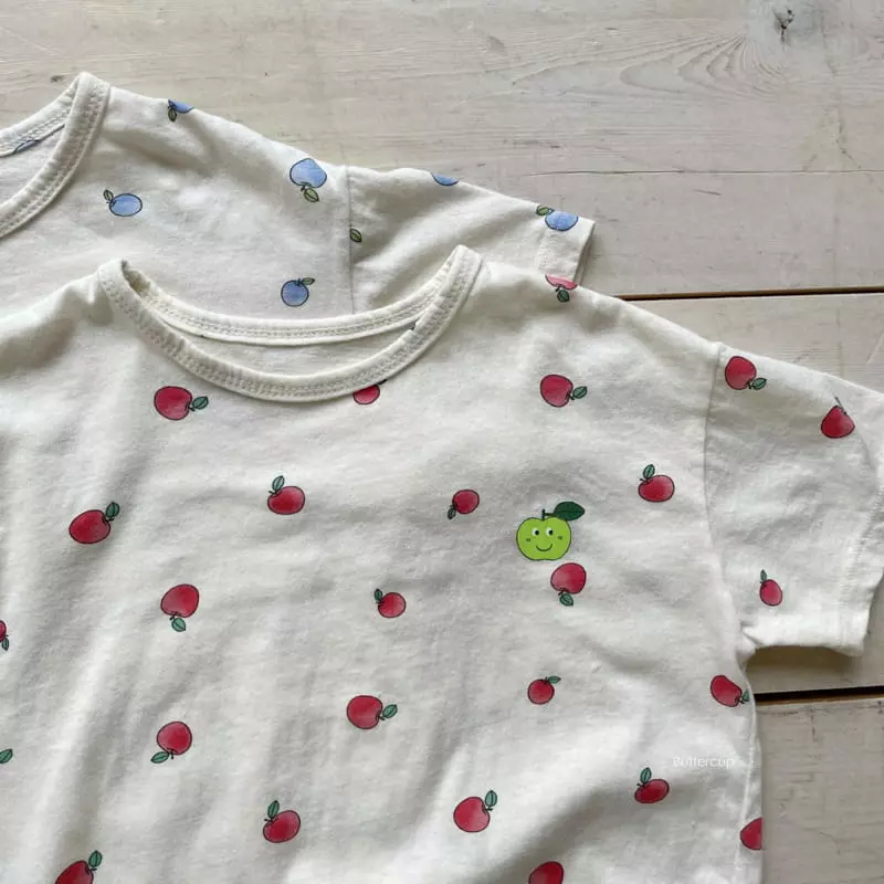 Buttercup - Korean Children Fashion - #Kfashion4kids - Apple Short Sleeves Tee - 2