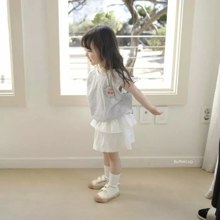 Buttercup - Korean Children Fashion - #childofig - Cherry Mark Pin Tee - 2