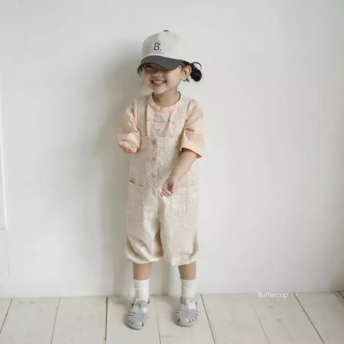 Buttercup - Korean Children Fashion - #childofig - Half Overalls - 6