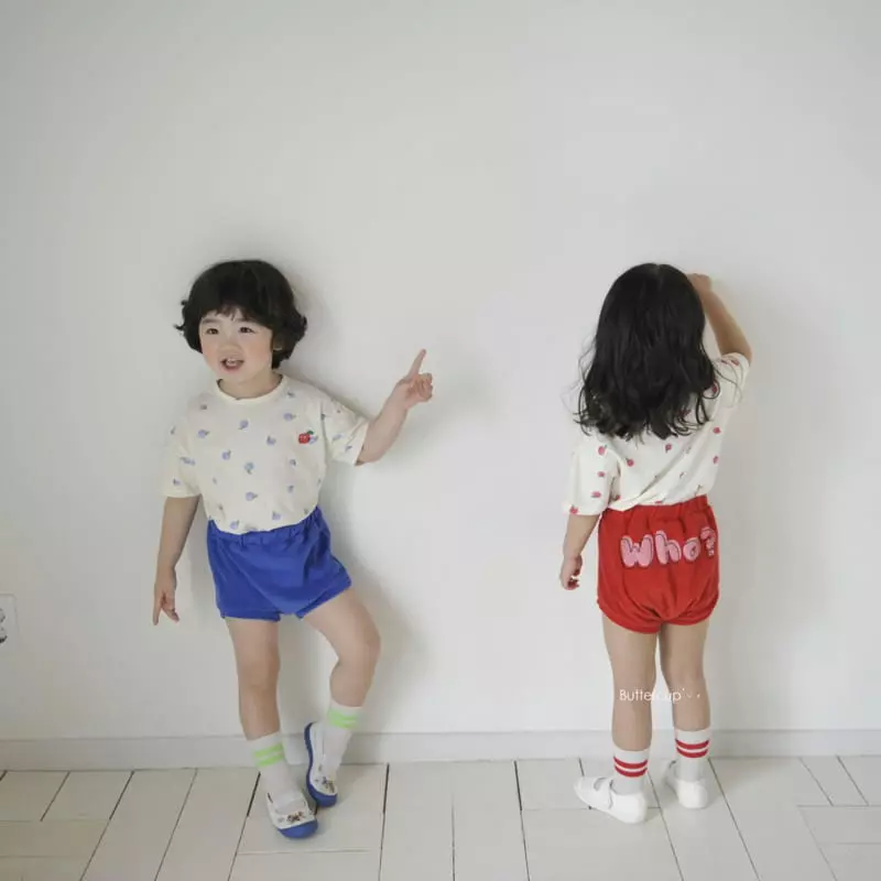 Buttercup - Korean Children Fashion - #childofig - Apple Short Sleeves Tee - 10