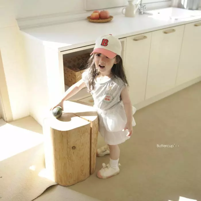 Buttercup - Korean Children Fashion - #childrensboutique - Cherry Mark Pin Tee - 3