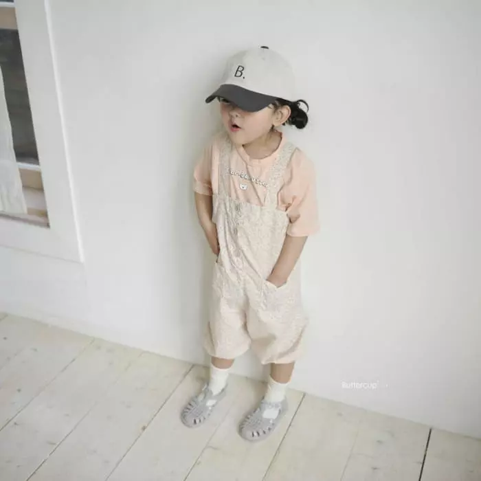 Buttercup - Korean Children Fashion - #childrensboutique - Half Overalls - 7