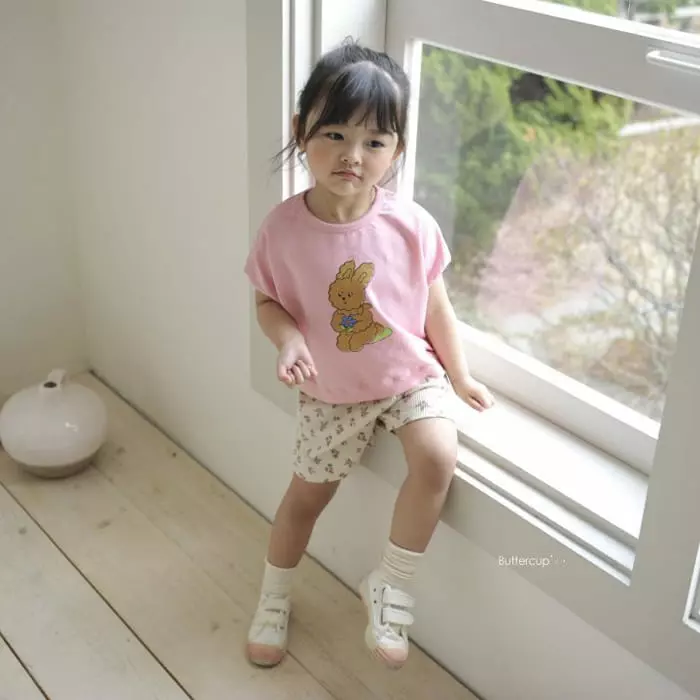 Buttercup - Korean Children Fashion - #designkidswear - Waffle Flower Shorts - 7